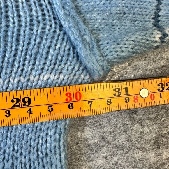 NWT Ana Womens 2X Sweater Blue Striped Knit Pullover - Picture 7 of 7